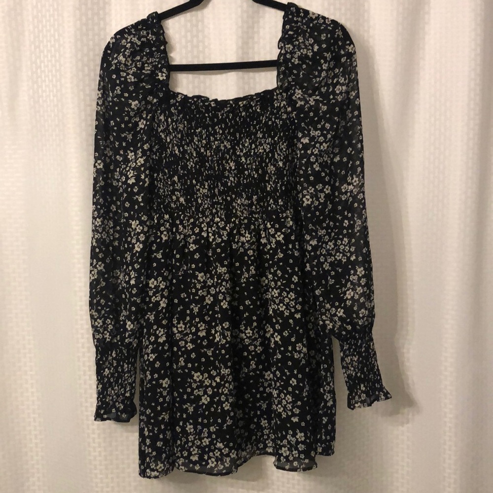 Forever 21 chiffon floral dress